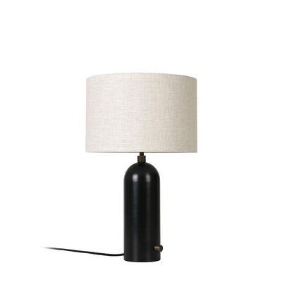 Gravity S Canvas / Steel table lamp