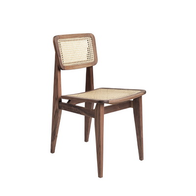 C-Chair French Cane Walnut Chair