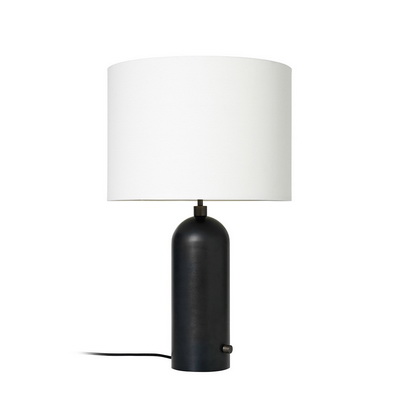 Gravity L White / Steel table lamp