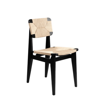 C-Chair Paper Cord Black Oak Chair