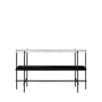 TS Tray Black / White Marquina Marble Console