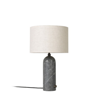 Gravity S Canvas / Grey Marble table lamp