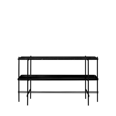 TS Tray Black / Black Marquina Marble Console