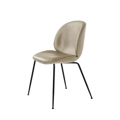 Beetle Fully Upholstered Black / Sierra Leather 1611 Dining Chair