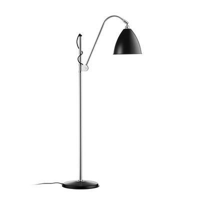 BL3 D21 Chrome / Black floor lamp