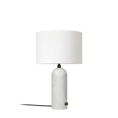 Gravity S White / White Marble table lamp