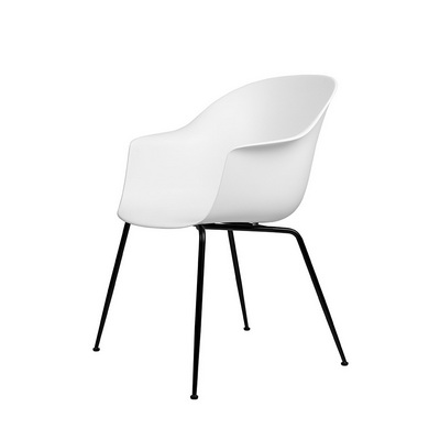 Bat Black / White Dining Chair, set of 4