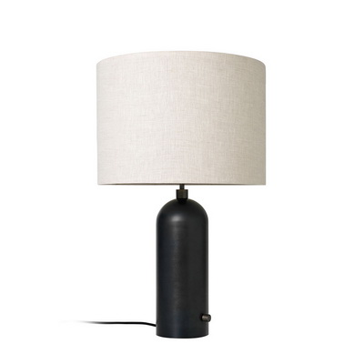 Gravity L Canvas / Steel table lamp