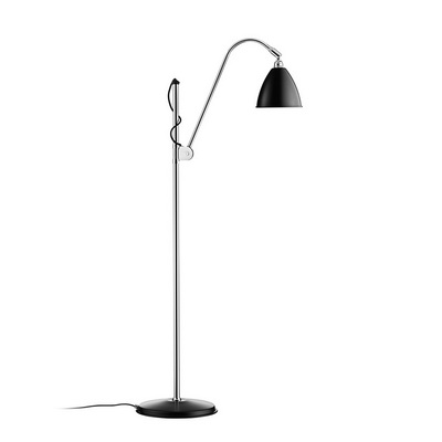 BL3 D16 Chrome / Black Floor Lamp