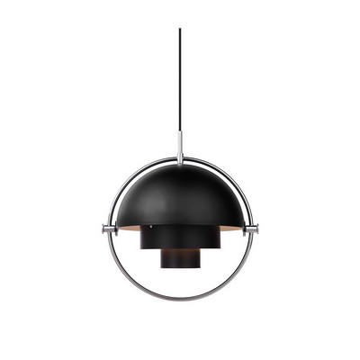 Multi-Lite Small Chrome / Black pendant