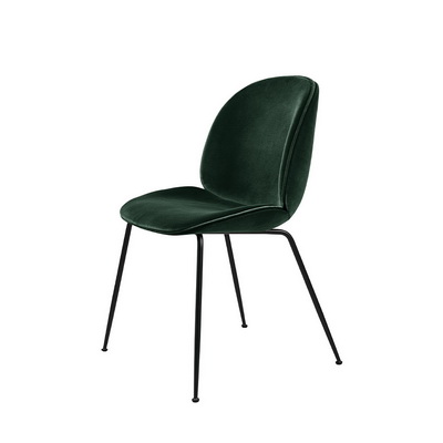 Beetle Fully Upholstered Black / Dandy Emerald Green Dining Chair