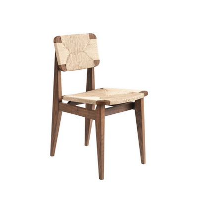 C-Chair Paper Cord Walnut Chair