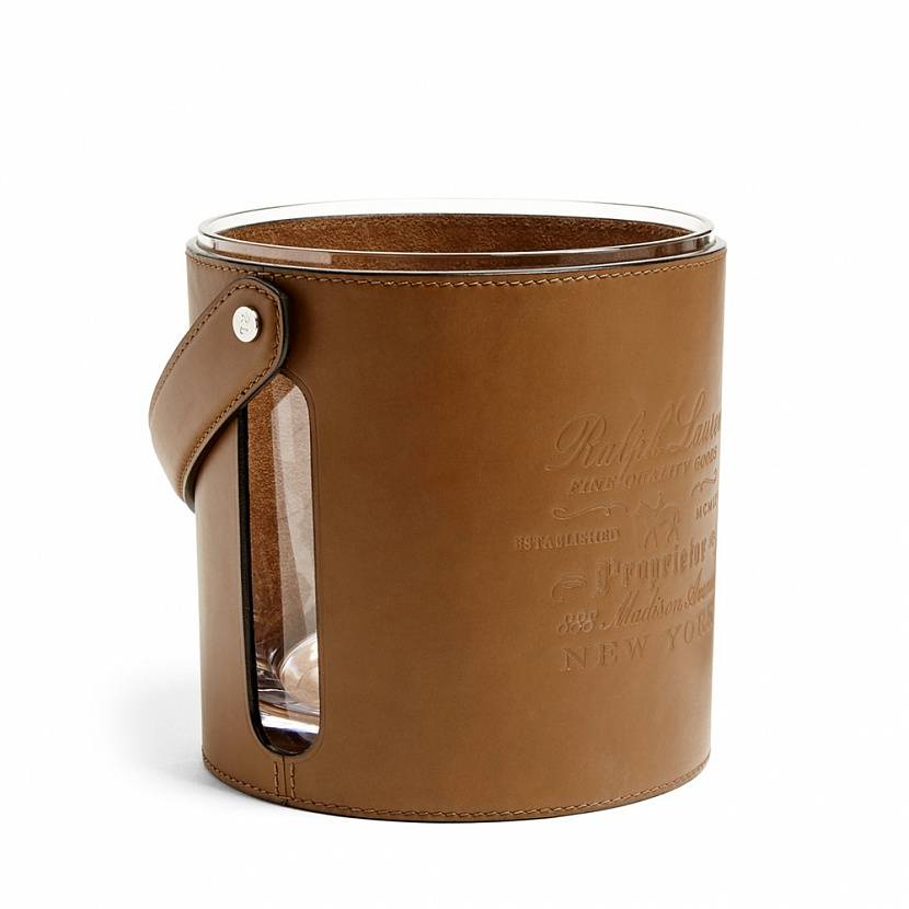 Cantwell Leather Ice Bucket