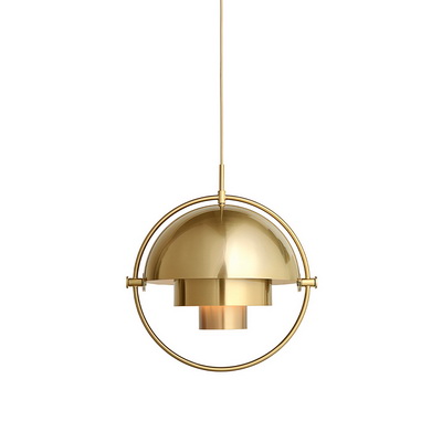 Multi-Lite Small Brass / Shiny Brass pendant