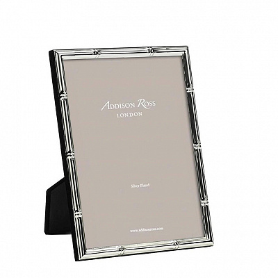 Bamboo Silver Plated Photo Frame 8x10