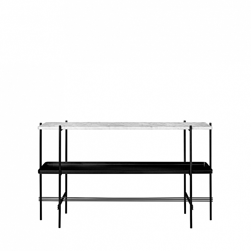 TS Tray Black / White Marquina Marble Console