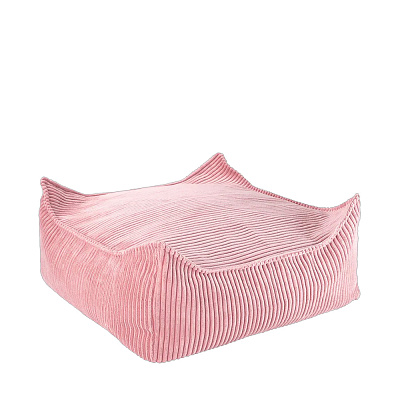 Square Corduroy Ottoman