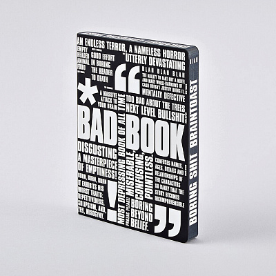 Graphic L Bad Book Notebook