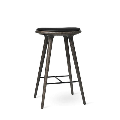 High Stool Sirka grey stained oak 74 cm