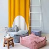 Square Corduroy Ottoman