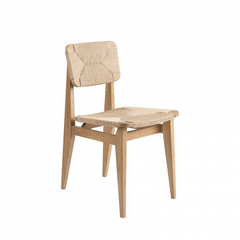 C-Chair Paper Cord Oak Chair