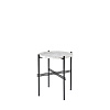 TS Black / White Marquina Marble Side Table