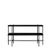TS Tray Black / Black Marquina Marble Console
