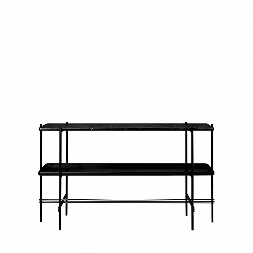 TS Tray Black / Black Marquina Marble Console
