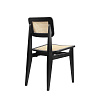 C-Chair French Cane Black Oak Chair