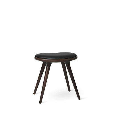 Low Stool Dark stained beech 47 cm